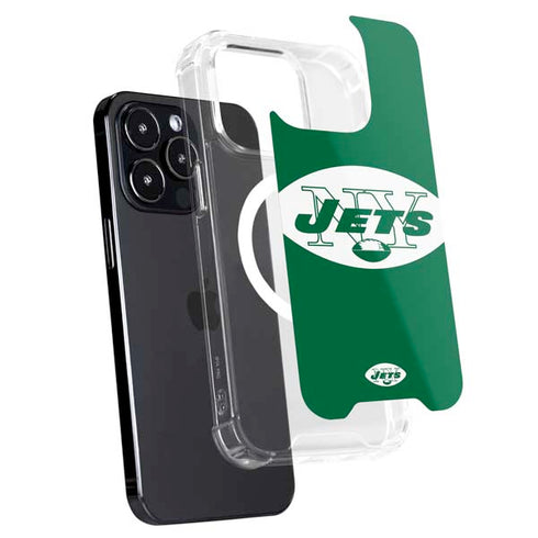 NFL New York Jets Retro Logo iPhone 15 Pro MagSafe Case